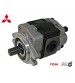 Bơm thủy lực xe nâng Mitsubishi 2.5 tấn 3 tấn FD25T FD25NT FD30T FD30NT. Mã part number 91E71-10200